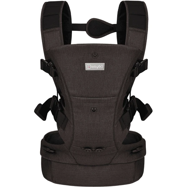 BabyGO Bauchtrage Koala Dark Grey Melange 3 BabyGO Bauchtrage Koala Dark Grey Melange