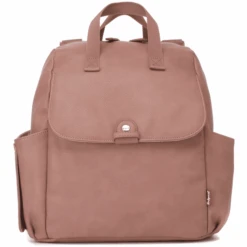 Babymel Wickelrucksack Robyn Convertible Backpack Faux Leather Dusty Pink