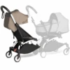 BABYZEN Kinderwagen YOYO 6+ Connect White Mit Textilset Taupe -Babyzen Store babyzen kinderwagen yoyo 6 connect white mit textilset taupe a332376
