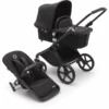 Bugaboo Kinderwagen Fox Cub Mit Liegeaufsatz Und Sitz Black/Midnight Black