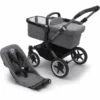 Bugaboo Kombikinderwagen Donkey 5 Base Graphite/Grey Melange -Babyzen Store bugaboo kombikinderwagen donkey 5 base graphite grey melange a338397