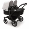 Bugaboo Zwillingswagen Donkey 5 Twin Complete Black/Misty White -Babyzen Store bugaboo zwillingswagen donkey 5 twin complete black misty white a381984