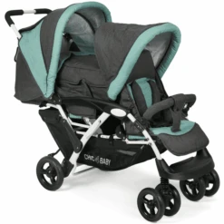 CHIC 4 BABY Geschwisterwagen DUO Melange Mint