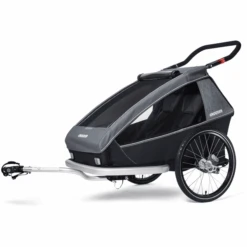 CROOZER Kinderfahrradanhänger Kid Vaaya 2 Graphite Blue