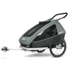CROOZER Kinderfahrradanhänger Kid Vaaya 2 Jungle Green