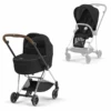 Cybex PLATINUM Kombikinderwagen New Mios Chrome Brown Deep Black -Babyzen Store cybex platinum kombikinderwagen new mios chrome brown deep black a397581