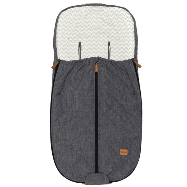 Fillikid Sommerfußsack Light Big Grau Melange 3 Fillikid Sommerfußsack Light Big Grau Melange