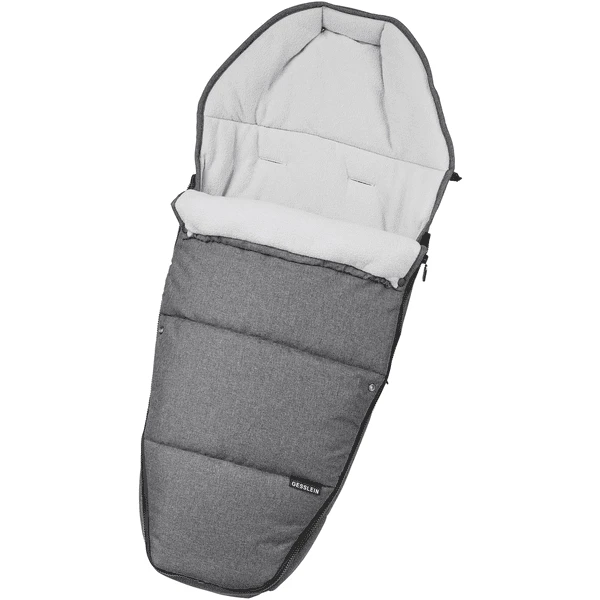 GESSLEIN Fußsack Sleepy, Grau Meliert 3 GESSLEIN Fußsack Sleepy, Grau Meliert