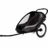 Hamax Kinderfahrradanhänger Cocoon ONE Mit Verstellbarer Schlafposition Grey/black -Babyzen Store hamax kinderfahrradanhaenger cocoon one mit verstellbarer schlafposition grey black a415138