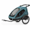 Hauck 2in1 Fahrradanhänger Und Buggy Dryk Duo Petrol -Babyzen Store hauck 2in1 fahrradanhaenger und buggy dryk duo petrol a314056