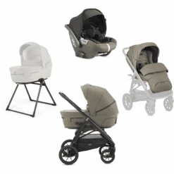 Inglesina Kombikinderwagen Quattro Aptica XT Darwin Tuareg Beige Gestell Black