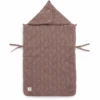 Jollein Fußsack Spring Knit Chestnut -Babyzen Store jollein fusssack spring knit chestnut a325492