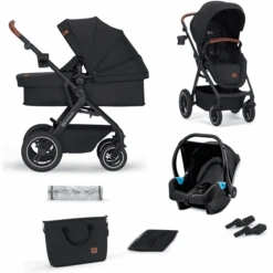 Kinderkraft Kombikinderwagen 3 In 1 B-TOUR Black