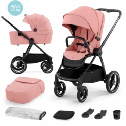 Kinderkraft Kombikinderwagen NEA 2 In 1 Ash Pink