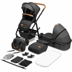 Lionelo Kombikinderwagen Amber 2-in-1 Grey Graphite