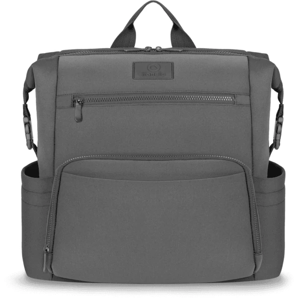 Lionelo Wickelrucksack Cube Grau 3 Lionelo Wickelrucksack Cube Grau