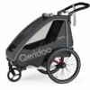 Qeridoo® Kinderfahrradanhänger QUPA 1 Grey -Babyzen Store qeridoo kinderfahrradanhaenger qupa 1 grey a337816