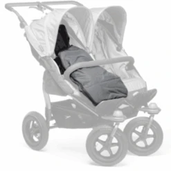 TFK Fußsack Cuddle - All Terrain Softshell Inkl. Wintercover Schwarz - Anthrazit