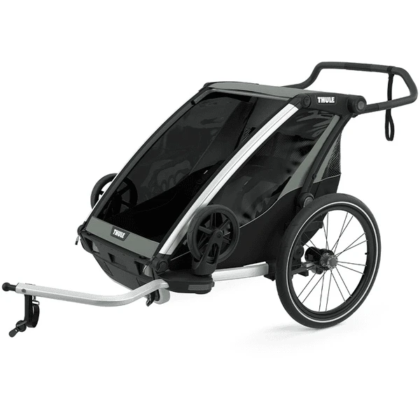 THULE Kinderfahrradanhänger Chariot Lite 2 Agave 3 THULE Kinderfahrradanhänger Chariot Lite 2 Agave